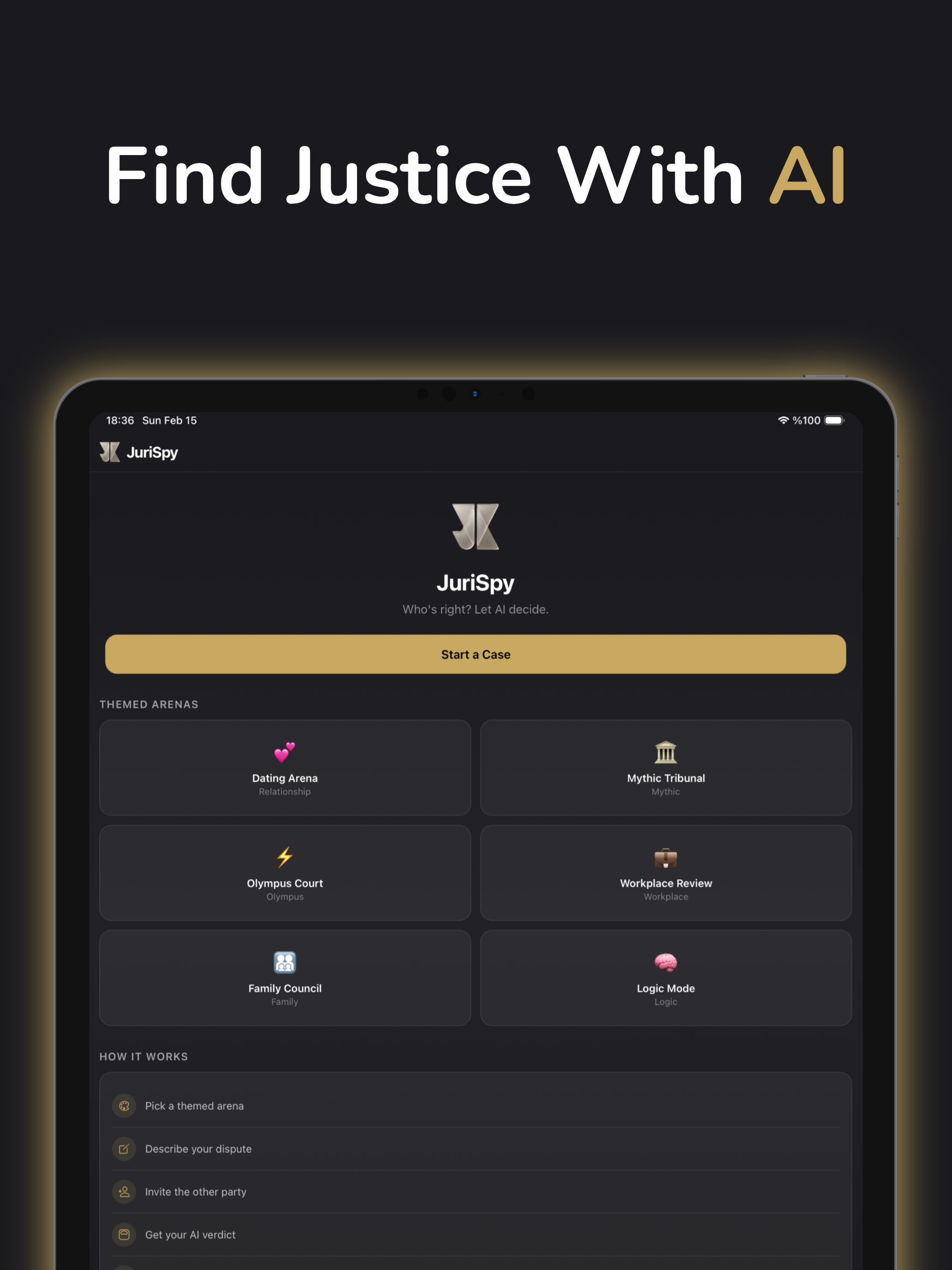JuriSpy — Kim Haklı? screenshot
